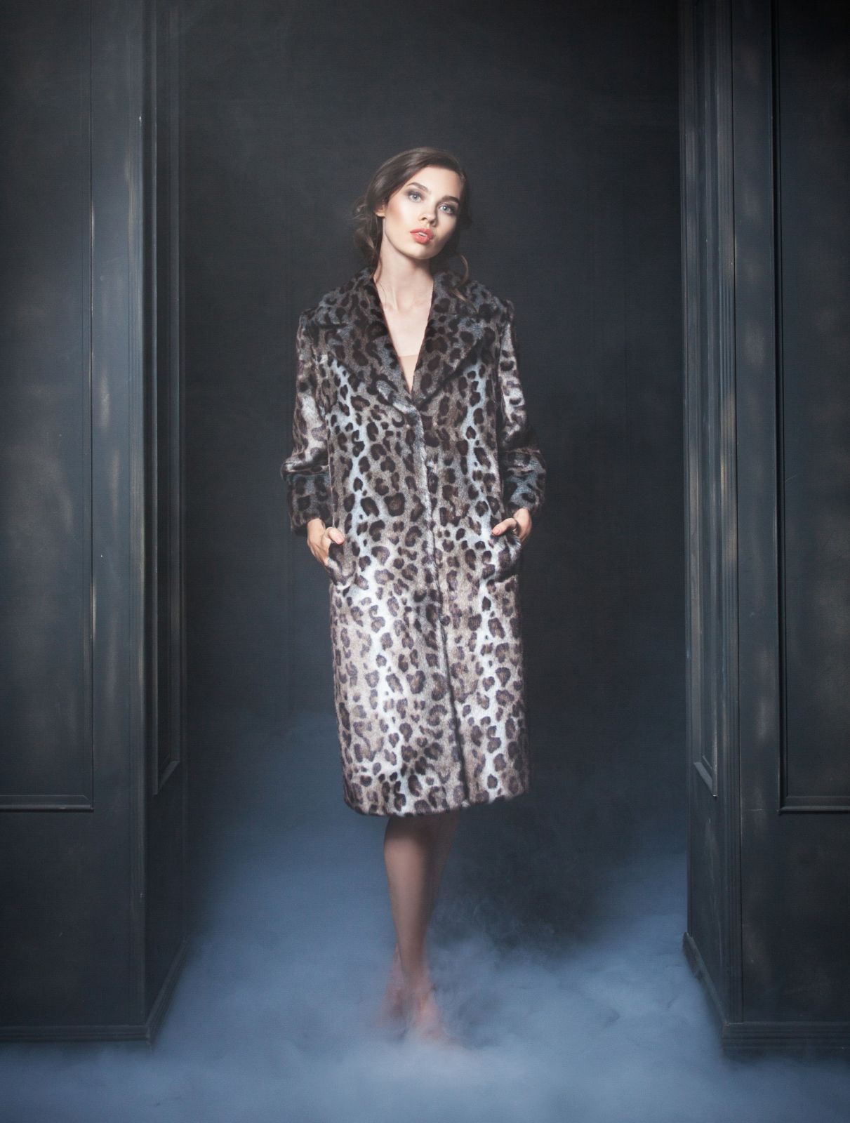 Photo #3 - Jacket eco fur Tissavel - snow leopard