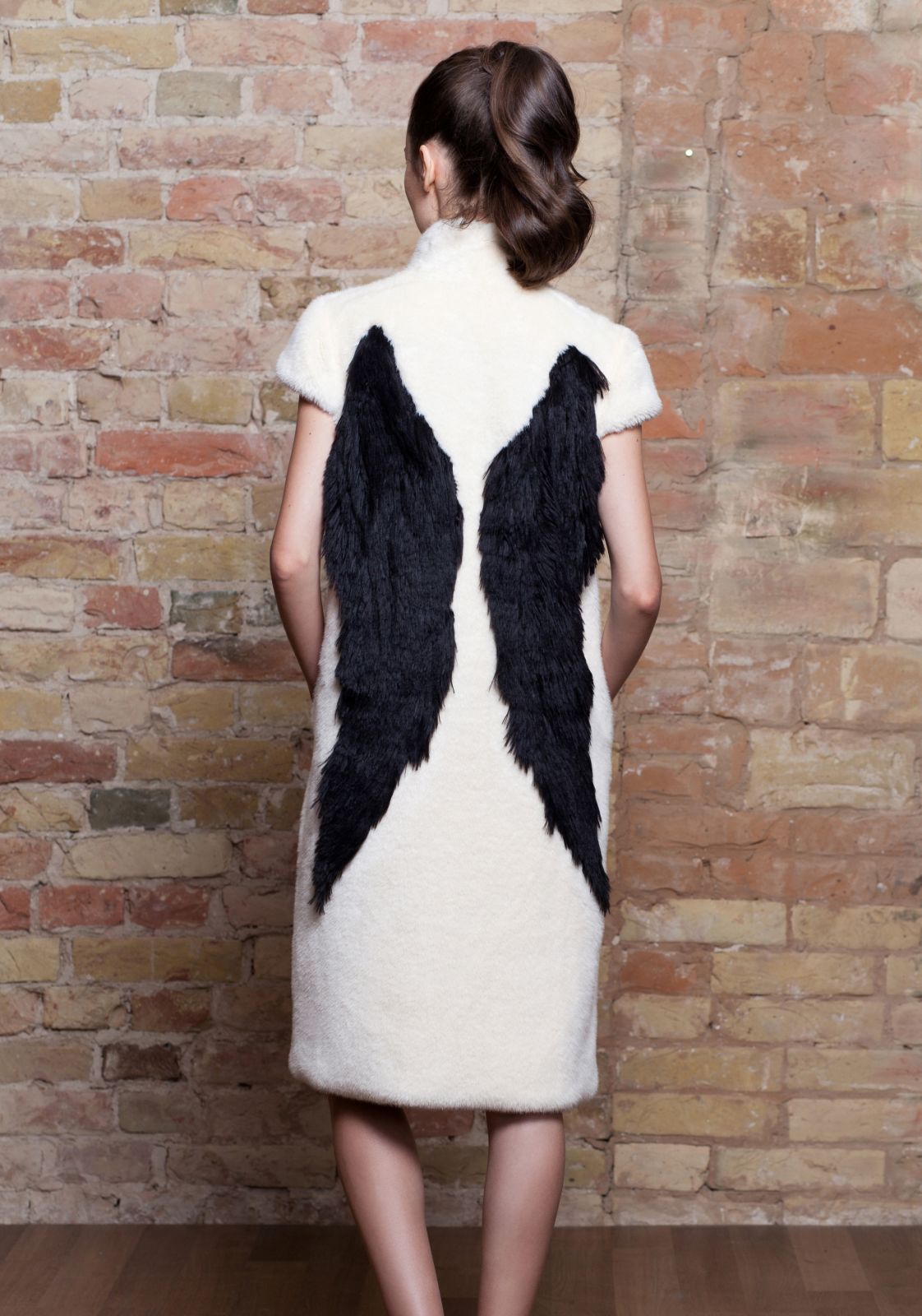 Photo #1 - Vest eco fur Tissavel - mink pearl