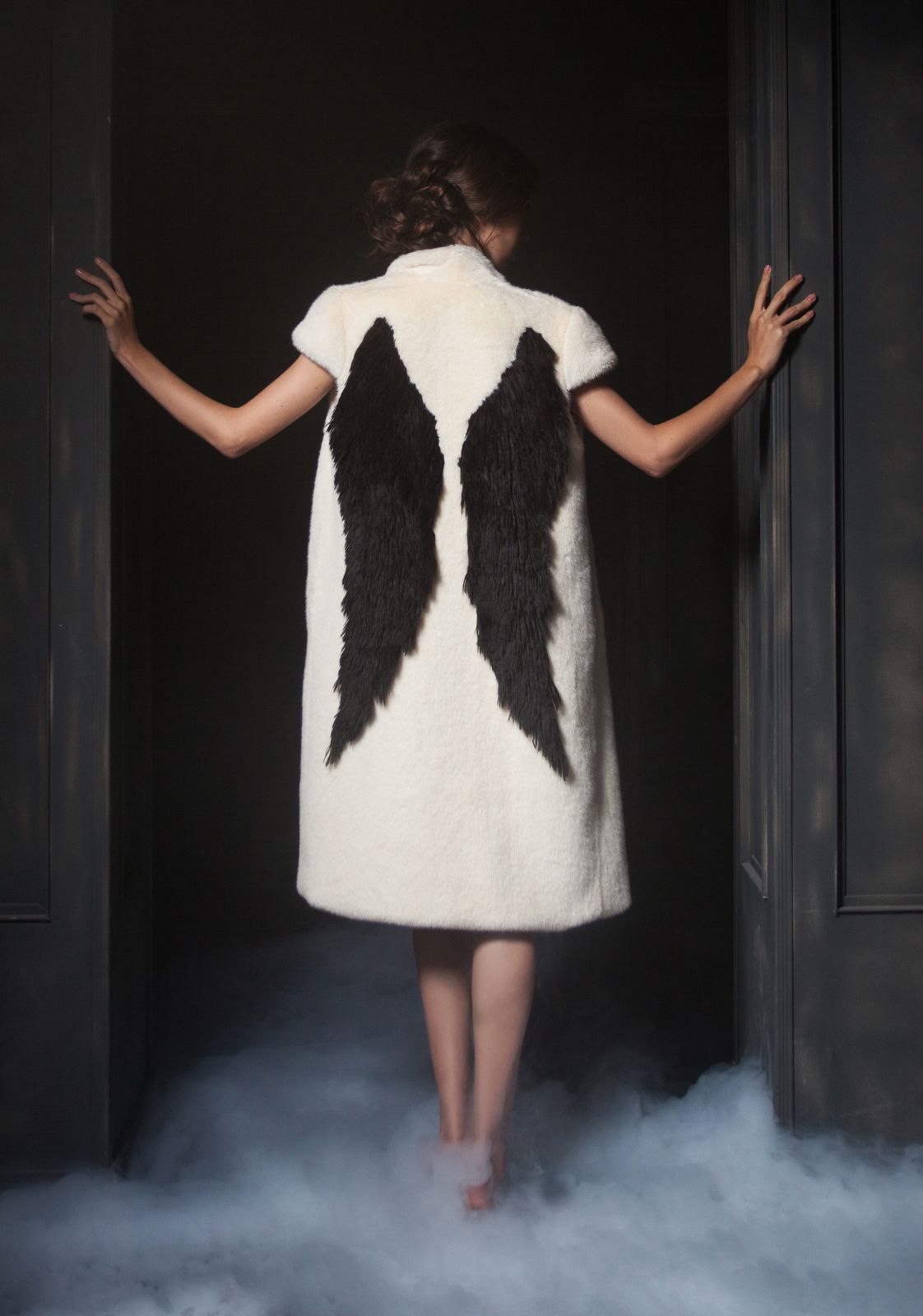 Photo #2 - Vest eco fur Tissavel - mink pearl