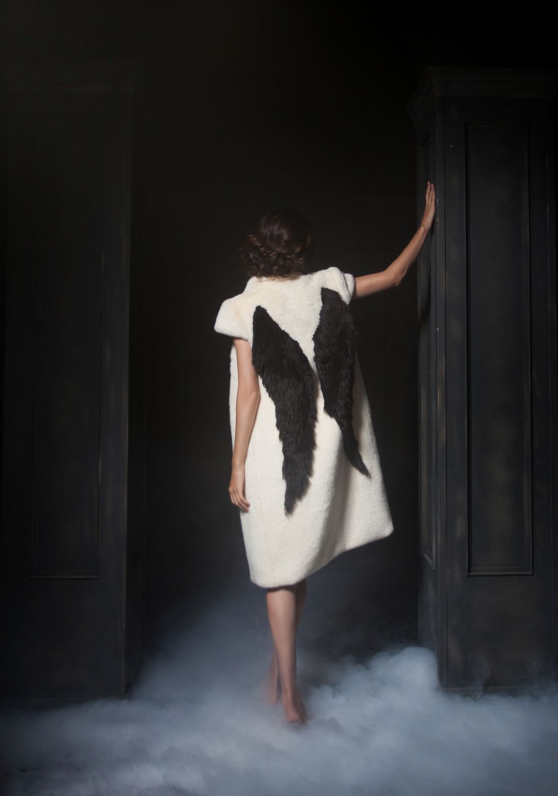 Photo #4 - Vest eco fur Tissavel - mink pearl