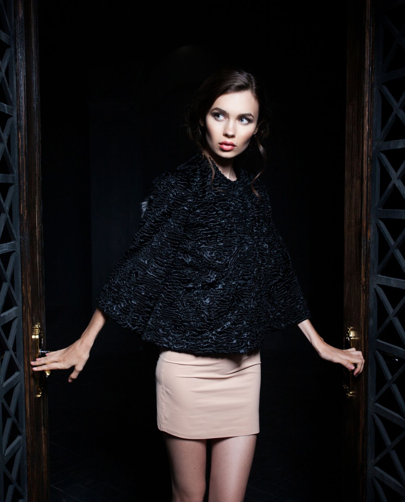 Photo #2 - Jacket eco fur Tissavel - astrakhan obsidian