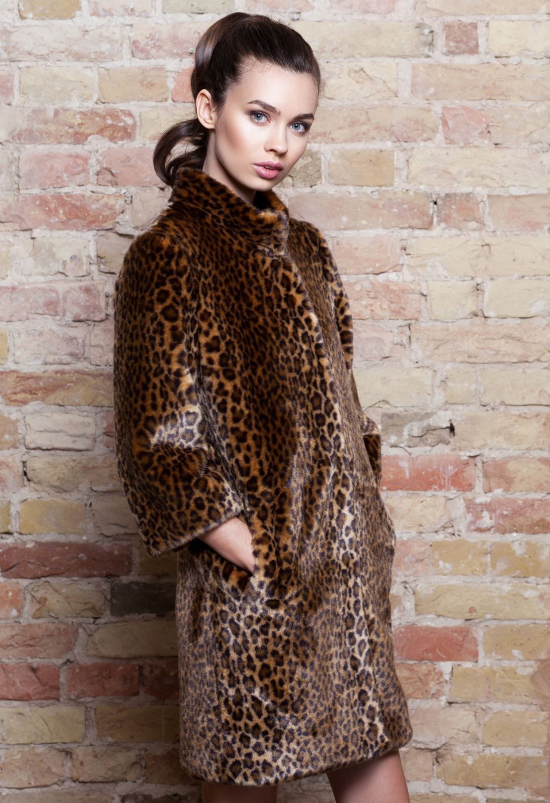 Photo #2 - Jacket eco fur Tissavel - leopard