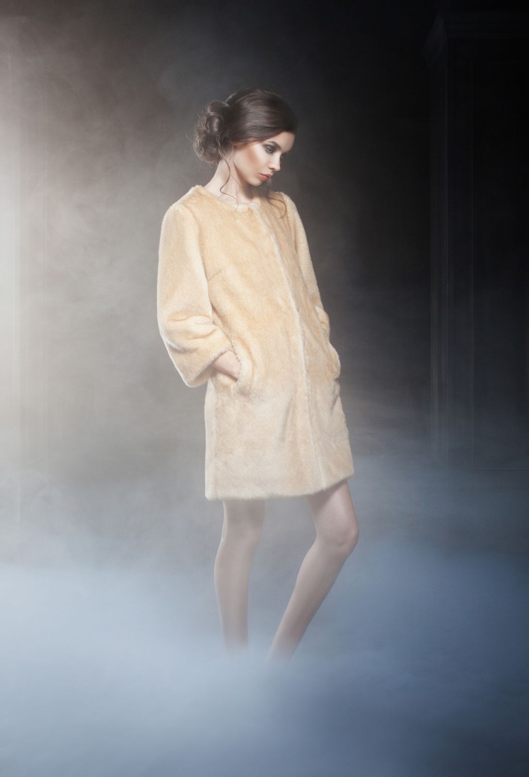 Photo #4 - Jacket eco fur Tissavel - mink onyx