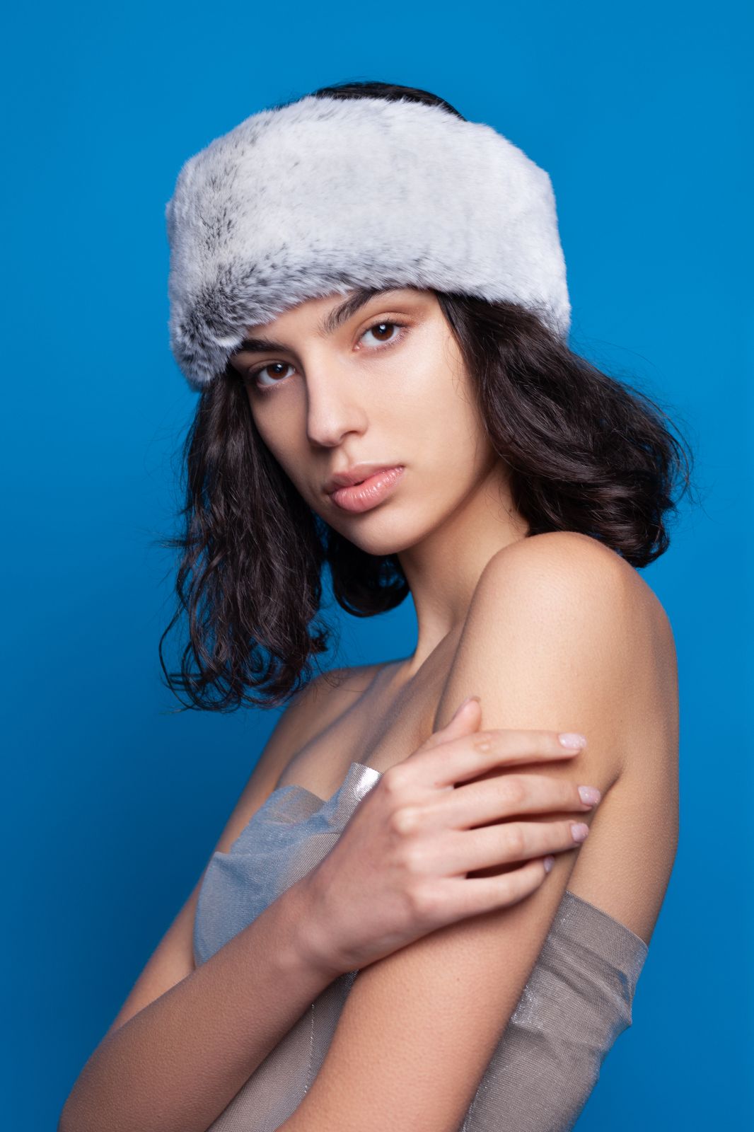 Photo #2 - Headband eco fur Tissavel - chinchilla diamond