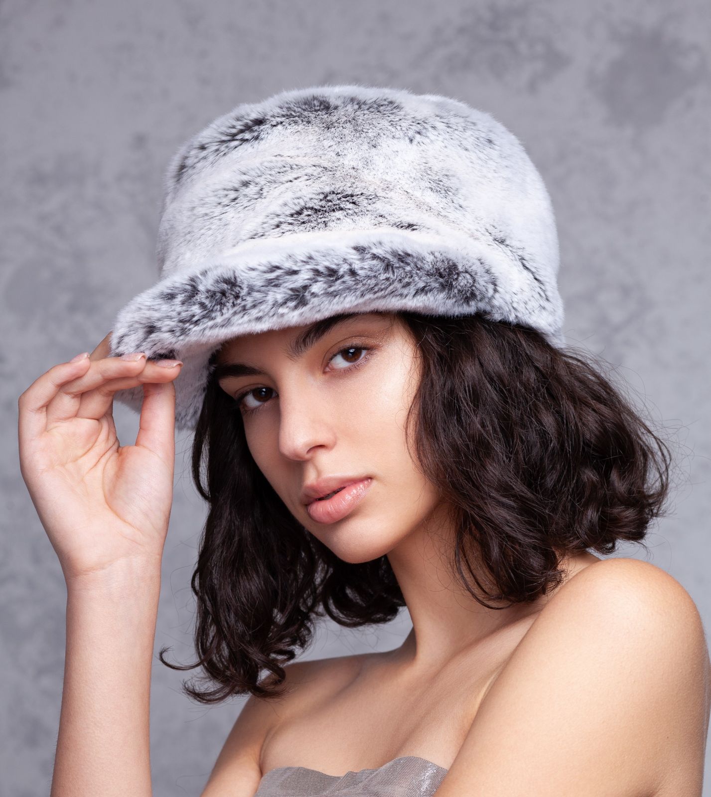 Photo #2 - Cap eco fur Tissavel - chinchilla diamond